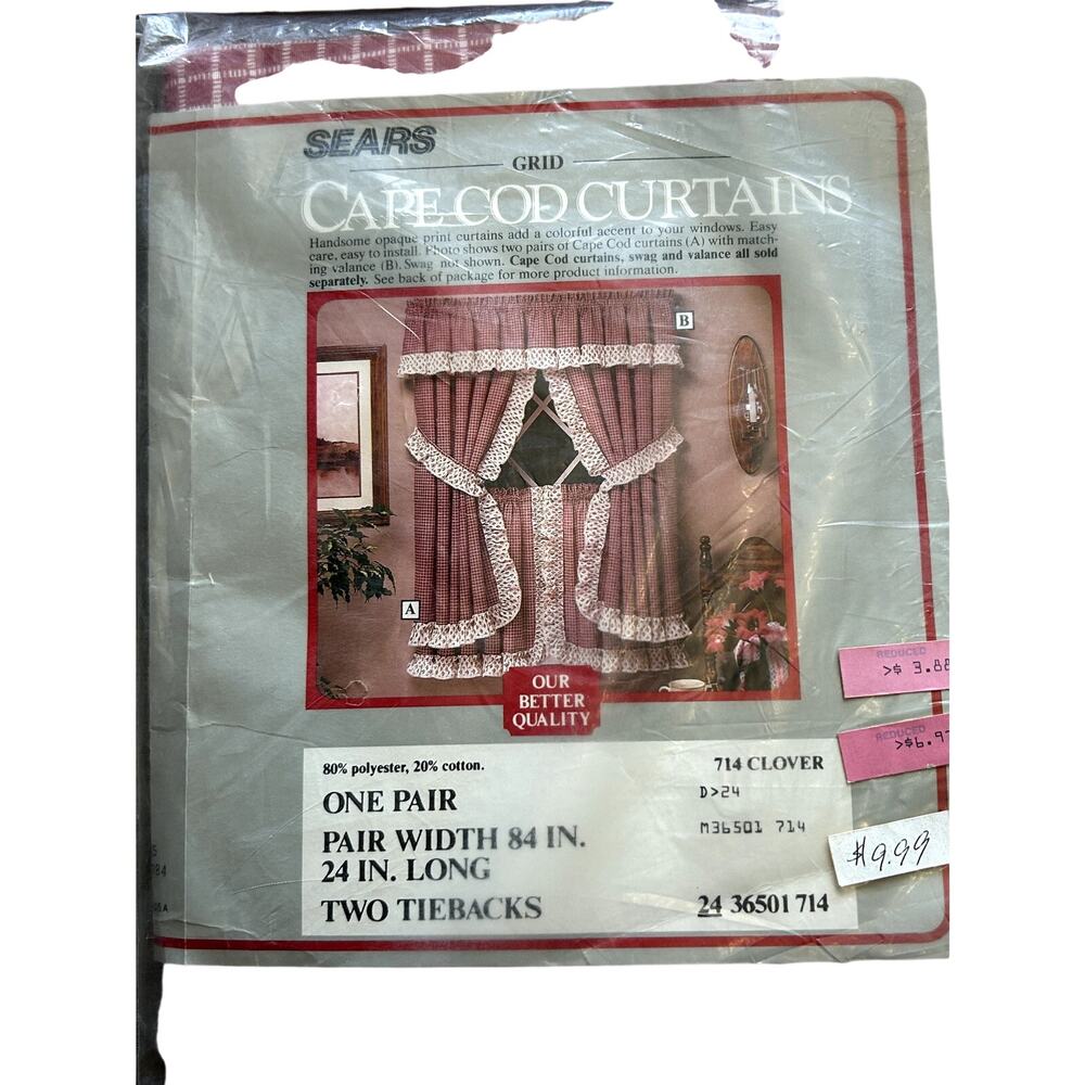Vintage Sears Cape Cod Curtains